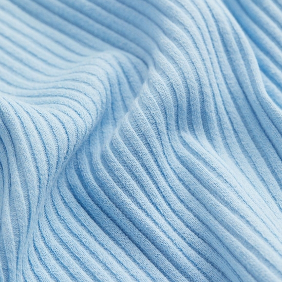 H&M squareneck blue top - Picture 2 of 5